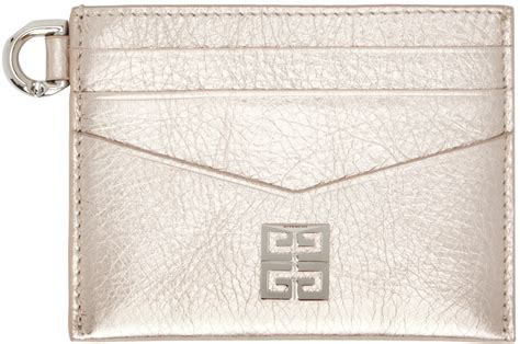 givenchy cards|Givenchy gold card holder.